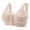 Pink, variant on MKLEKYYBandeau Bra Ladies Comfortable Sexy Front Buckle Molding Cup Adjustable Straps No Steel Ring Bra Underwear