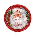 thumbnail image 3 of OAVQHLG3B Christmas Tree Skirt 36 Inches Winter Snowflake Tree Skirts Red Xmas Halloween Holiday Tree Ornaments Reindeer Tree Skirt Soft Plush Christmas Tree, 3 of 8