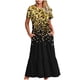 thumbnail image 5 of Vestido de Manga Corta para Mujeres Vestido de Verano de Cuello Redondo Impreso, Poliéster de Tamaño Verdadero Diario Y Vestido de Fiesta, 5 of 5