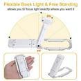 thumbnail image 6 of Ersvoioy Lightning of Today Usb Rechargeable Book Reading Light,Silent Touch Book Lamp for Reading In Bed,Rechargeable Clip On Booklight At Night In Bed,Portable Booklight for Bookworms,Kids, 6 of 7