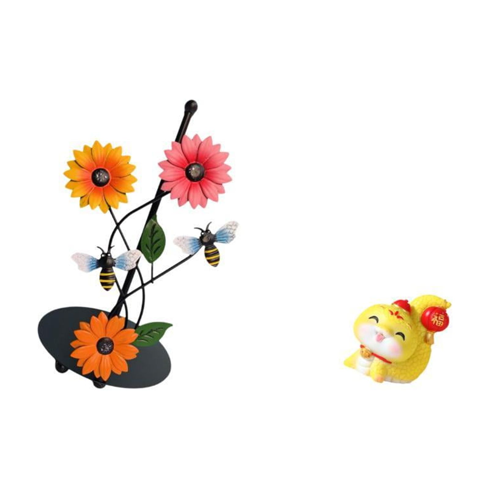 Fiocias Cartoon Snake Paper Towel Holder Dispenser Non Slip Vertical Tissue Holder Rack Decorative Figurine Resin Tabletop Ornament for Shelf Table Centerpiec