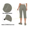 thumbnail image 3 of Little Donkey Andy Women's Quick Dry 3/4 Pants Capri Shorts Lightweight Hiking Travel Casual Sage S, 3 of 5