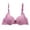Pink, variant on Daznico Bra Lingerie for Women - Underwear from Bra Elegant Deep V Solid Color Lace Back with Adjustable Support