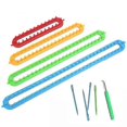 thumbnail image 1 of 4pcs/set Knitting Loom Long Ring Knitter Craft Set For Sock Scarf Hat Sweater, 1 of 4