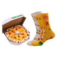 thumbnail image 2 of Caja de Calcetines Divertidos para Pizza, Todo a Juego, Unisex para Hombres, Mujeres, Niños, Adolescentes, Adultos Sunnimix Calcetines Pizza, 2 of 8