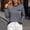 Navy, variant on Qiggri Womens Oversized Striped Long Sleeve Shirts Casual Trendy Crew Neck Cotton Tops Drop Shoulder Loose Fit T Shirts Comfortable Fashion Y2K Clothes L