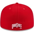 thumbnail image 4 of Men's New Era Scarlet Ohio State Buckeyes 59FIFTY Fitted Hat, 4 of 6