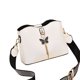 thumbnail image 2 of Women's Soft Washed Leather Shoulder Bag Multi-Zip Large Capacity Handbag For Daily Use, Travel, Work, Shopping, 2 of 9