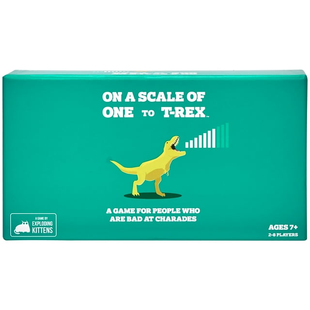 Juego de cartas Exploding Kittens on a Scale of One to T-Rex