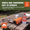 thumbnail image 6 of Ozark Trail 1-Burner Folding Butane Stove, 5300 BTU, Orange, 6 of 16
