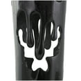 thumbnail image 4 of DecMode 31" Drip Black Aluminum Vase with Melting Designed Body, 4 of 10