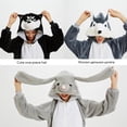 thumbnail image 4 of Pijamas de unicornio para mujer y adultos, ropa de dormir cálida, disfraces de Anime, mono de dibujos animados, Unisex, Stitch, Kigurumi, invierno, nuevo, 4 of 4