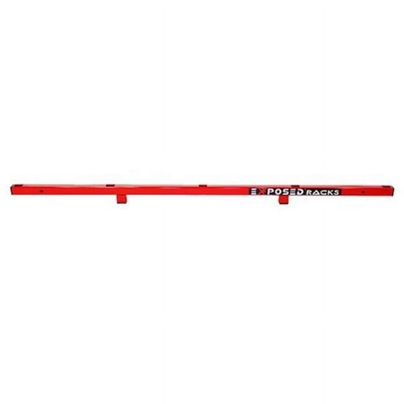 Exposed Rack 8009702RD CLK Mid Xbar for 2007-2018 Jeep Wrangler JK, Red