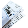 thumbnail image 3 of 1,800 Piece Wire Marker Labels - Includes Numbers 0 Through 9, Self-Adhesive Cloth Markers, Made in USA, 3 of 4