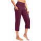 thumbnail image 1 of MKLEKYY Leggings para mujer Pantalones 3/4 ligeros para mujer Pantalones casuales holgados con bolsillos Pantalones casuales Pantalones de tela suave y cómodo Pantalones de yoga Pantalones deportivos, 1 of 4
