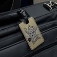 thumbnail image 2 of I Love My Morkie Morkshire Terrier Rectangle Leather Luggage Card Suitcase Carry-On ID Tag, 2 of 7