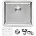 thumbnail image 3 of Ruvati Évier de Cuisine Encastré de 20 Pouces pour Préparation de Bar, Bol Simple en Acier Inoxydable de Calibre 16 - RVM5020, 3 of 4