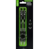 Pen + Gear Retractable Gel Ink Pens, 2 Count, Black Color Pack ...