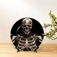 thumbnail image 6 of Gaeub Cyber Skeleton With Tattoos Print Ceramic Plate,Dinner Plates,Bone China Decorative Plates with Display Stand,Art Ceramic Ornaments for Wall Hanging Decoration-10in, 6 of 6
