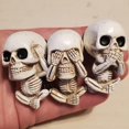 thumbnail image 2 of Skull Decor Car Air Freshener Vent Clip Goth Truck Interior Accessories for Men Women Teens Stuff for Jeep Horror Skeleton Auto Scents Halloween Dashboard Decorations Fathers Gifts for Husband Dad, 2 of 6