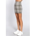 thumbnail image 3 of Check Jacquard Sweater Mini Skirt, 3 of 4