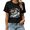 Black, variant on Sassy Drama Frog Meme Graphic Tees Womens T-shirt White/Black S-5XL Shirts Friend Group Tops