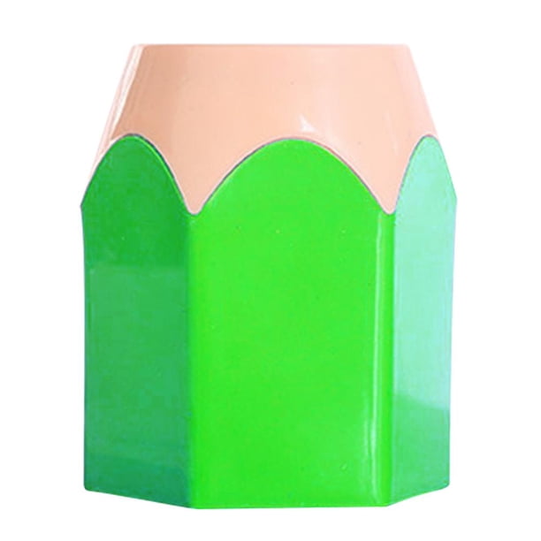 Titular De La Pluma Soporte para brochas de maquillaje, jarrón para bolígrafos, papelería, escritorio, suministros de oficina (verde) Wdftyju Libre de BPA
