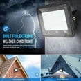 thumbnail image 2 of Foco LED exterior con sensor de movimiento 900LM Foco LED 6000K IP66 iluminación impermeable 10W blanco frío, 2 of 5