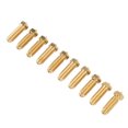 thumbnail image 1 of 10pcs 3D Printer Brass Nozzle Extruder Nozzle Printer Nozzle for  3 Combo S1 Extruder Hot End Replacement Kit Printer Nozzle Set 3D Printer Extruder, 1 of 7