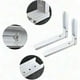 thumbnail image 4 of 2-Pack Universal Microwave Wall Bracket with 6 Screws for Microwave Oven Support (Black), 4 of 5