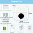 thumbnail image 3 of Mini Pocket Bluetooth Printer-Portable Thermal Printer with 13 Roll Papers for Journal/DIY Scrapbook/Travel(Mini Pocket Printer), 3 of 5