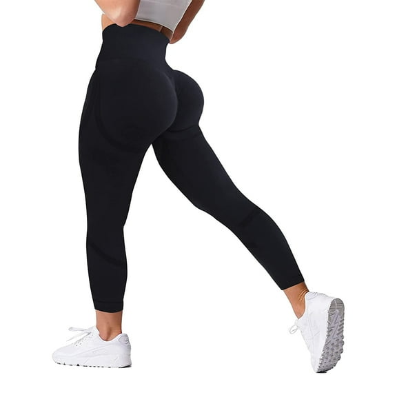 COMFREE Scrunch Butt Lifting Workout Leggings for Women Seamless High Waisted Yoga Pants Tummy Control Gym Booty Compression Tight