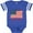 Football Blue and White, variant on Inktastic Made in the U.S.A. Boys or Girls Baby Bodysuit