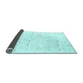 thumbnail image 2 of Ahgly Company Indoor Rectangle Solid Light Blue Modern Area Rugs, 2' x 3', 2 of 4