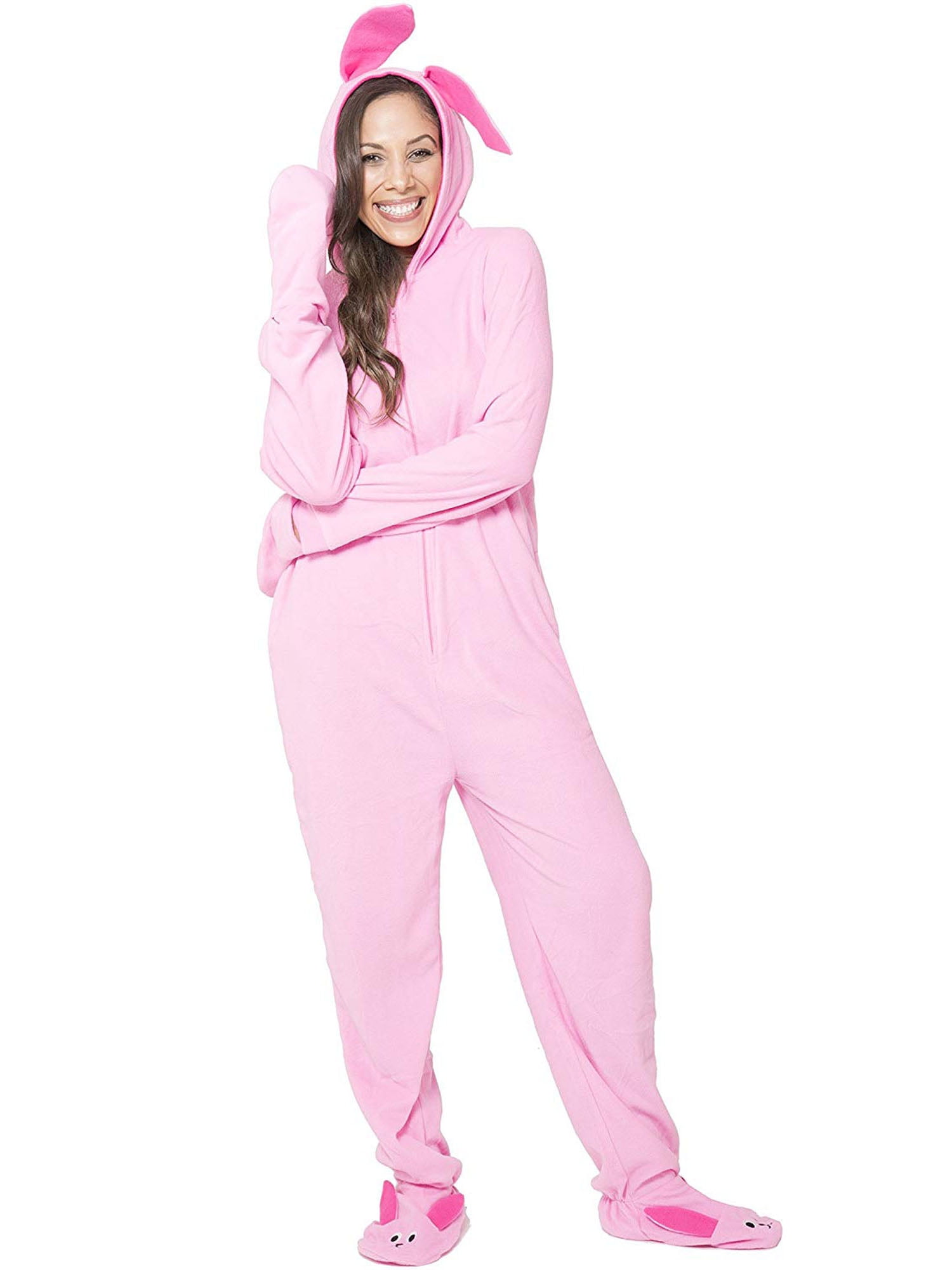 A Christmas Story Family Pajamas Ralphie Pink Bunny Matching Onesie