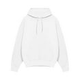 thumbnail image 4 of ZUKMRJPC Mens Hoodies Pullover Fall Casual Long Sleeve Fleece Drawstring Sweatshirt Solid Color Tops with Kangaroo Pocket, 4 of 4