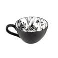 thumbnail image 2 of Ma Maison Tasse Florale en Noir et Blanc, 450ml, 2 of 4