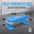 thumbnail image 2 of WF Athletic Supply Fitness Aerobic Step, Adjustable from 4” to 6”, Exercise Stepper with Risers for Home Gym Cardio Strength Training, 2 of 7