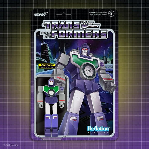 Reflector Transformers Super 7 Reaction Figure 3.75in