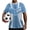 Argentina Flag, variant on Spain Flag Soccer Jersey for Men Classic Sport Shirts Casual Outfits Short Sleeve T-Shirt for Football Training, Gym & Home Relaxation
