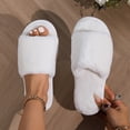 thumbnail image 2 of Women's Slipper Couple Solid Color Thick Bottom Warm Non Padded Home Slippers for Comfort and Style, 2 of 9