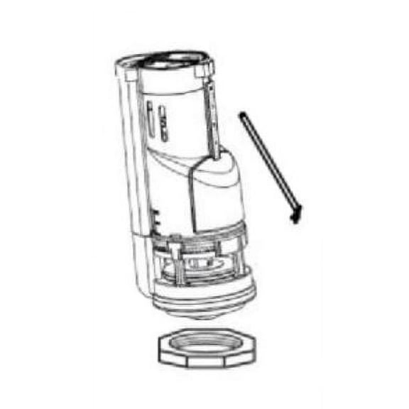 Toto THU435 Flush Valve Assembly with Dual Flush