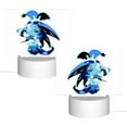thumbnail image 2 of Shadow Milk Cookie Nightlight 3-Color Touch Control Acrylic Night Light Adjustable Usb Bedside Lamp Decorative, 2 of 8