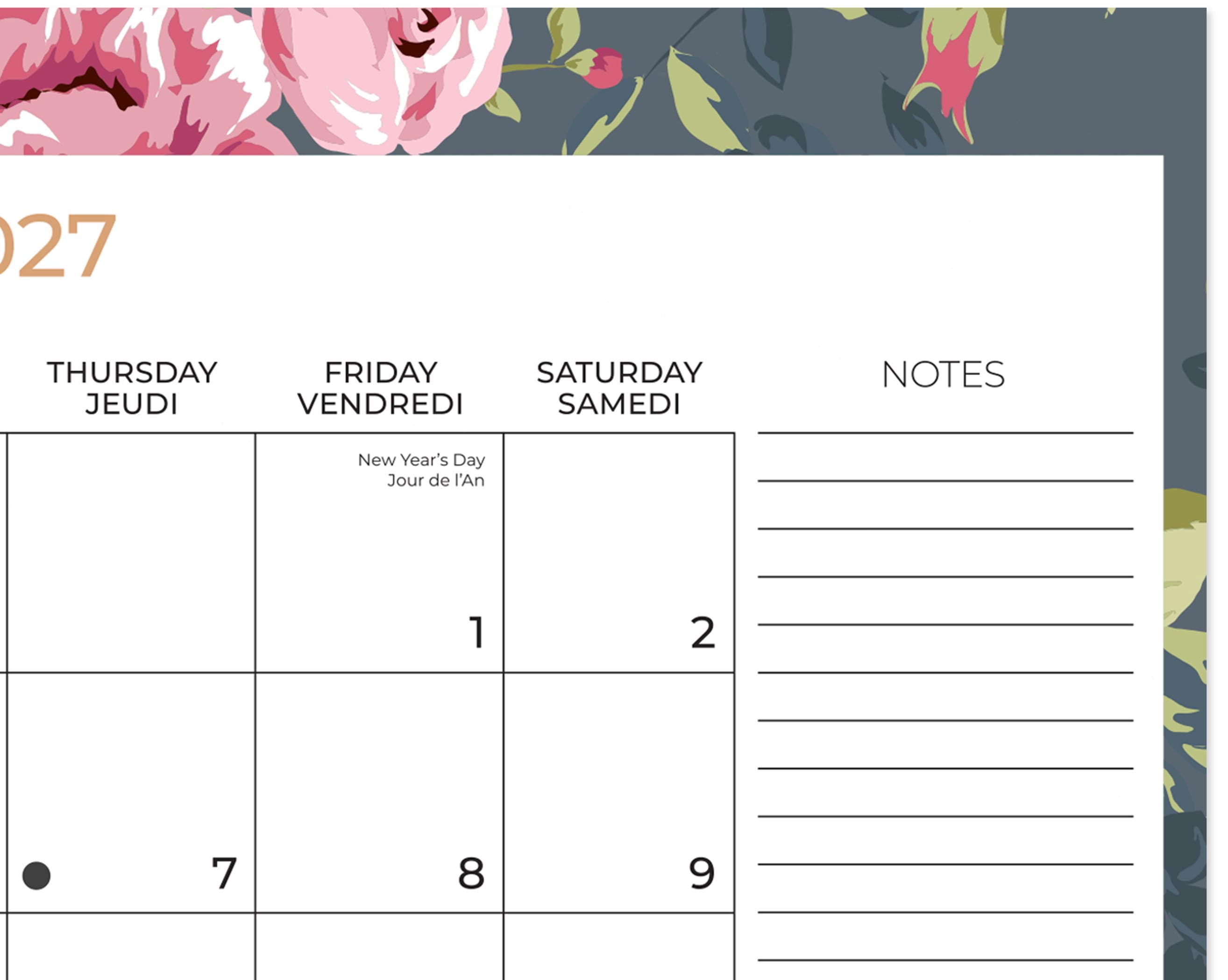 Calendrier de planification familiale 3.0. Mead®, 2027