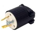 thumbnail image 1 of L520P 20 Amp - 125 Volts Black Locking Plug, 1 of 1
