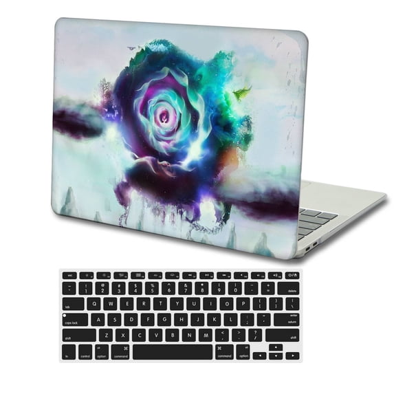 KSK KAISHEK Hard Case Cover Compatible MacBook Pro 14 inchs with XDR Display & Touch ID Type C + Black Keyboard Cover Model: M2 A2779 A2442 M1 (Creative A 136)