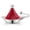 Red, variant on DM Multi-Ply Clad Stainless Steel Tagine Pot, 11 Inch 3.6 Quart Moroccan Clay Tagine Pot Alternative, Traditional Cooking Pot with Die-Cast Aluminum Red Conical Lid and Stainless Steel Knob
