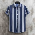 thumbnail image 2 of Novedad de verano, camisa de manga corta con estampado de moda para hombre, camisa con estampado sin posicionamiento, camiseta informal con solapa para hombre Pompotops oipoqjl43290, 2 of 9