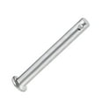 thumbnail image 3 of Single Hole Clevis Pins,6mm x 50mm Flat Head Zinc-Plating Steel  10Pcs, 3 of 5
