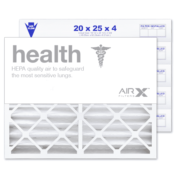 AIRx Filters 20x30x1 Air Filter MERV 8 Pleated HVAC AC Furnace Air Filter Dust 2-Pack Made in the USA 